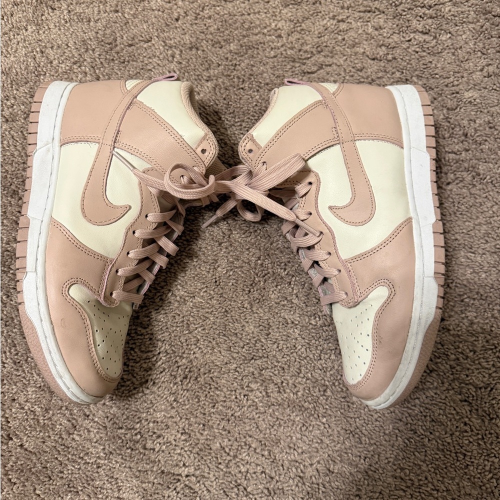 Nike Dunk High top sneakers in the "Pink Oxford" size 38 GUC - Picture 12 of 15